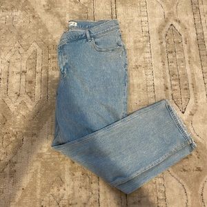 Abercrombie The 90s Straight Ultra High Rise